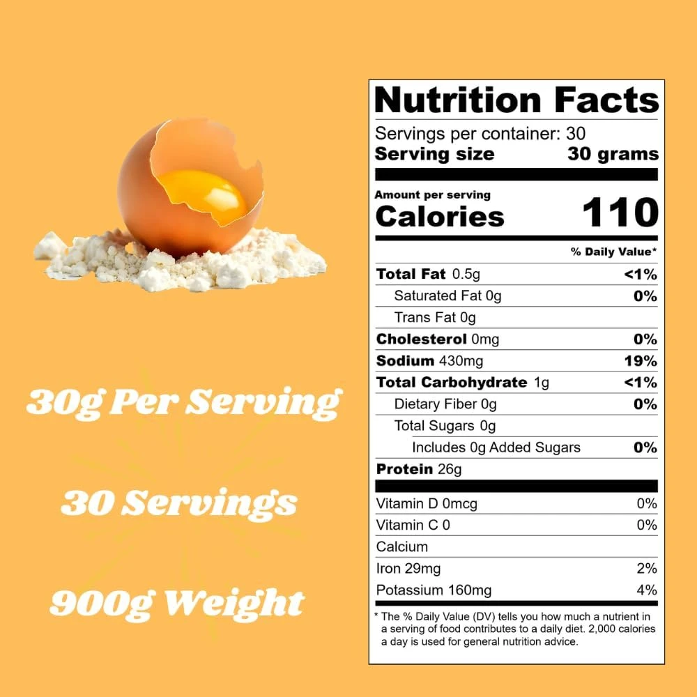 Buy The Crave Egg White Protein Powder, Soybean Powder Lactose Free