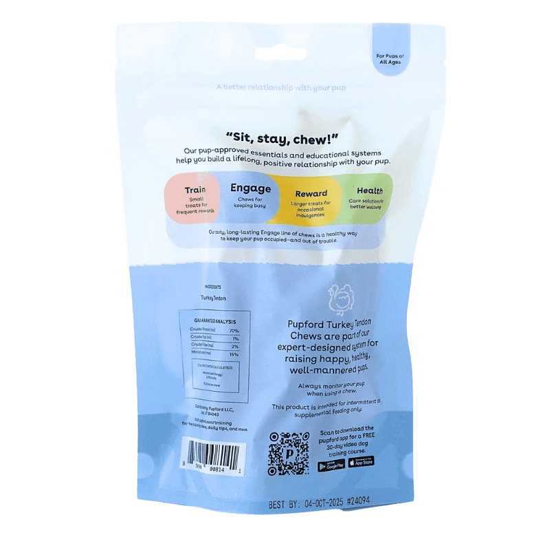 Pupford Turkey Tendon Dog Chews