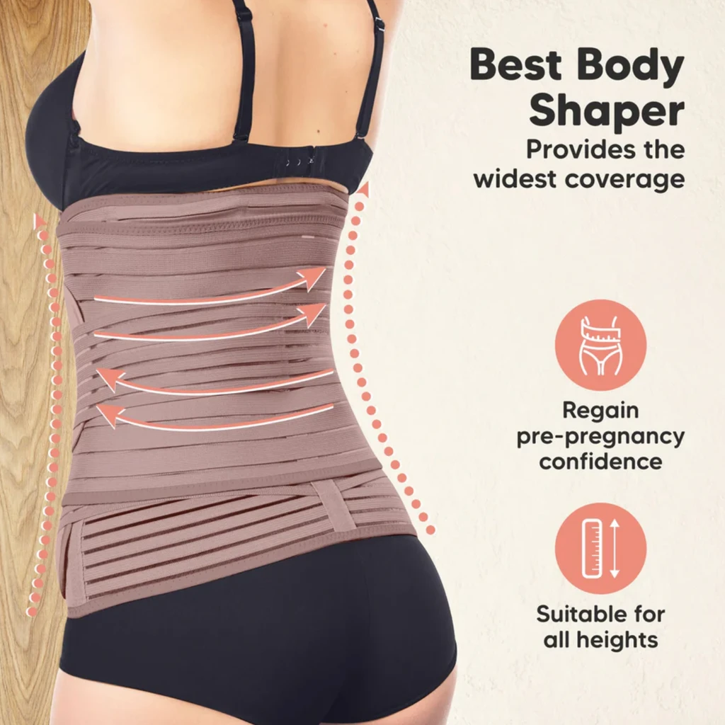 KeaBabies Revive 3-in-1 Postpartum Recovery Support Belt