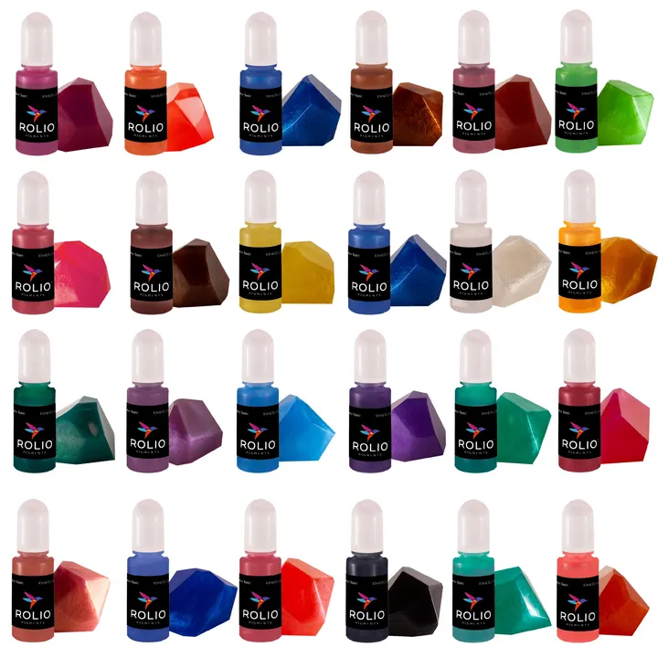 Rolio Pigments Resin Liquid Pigment - 24 Pearlescent Colors