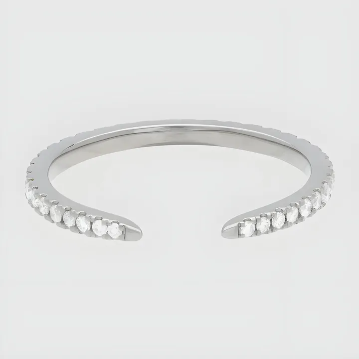 Noémie VS Clarity Open Band Diamond Ring