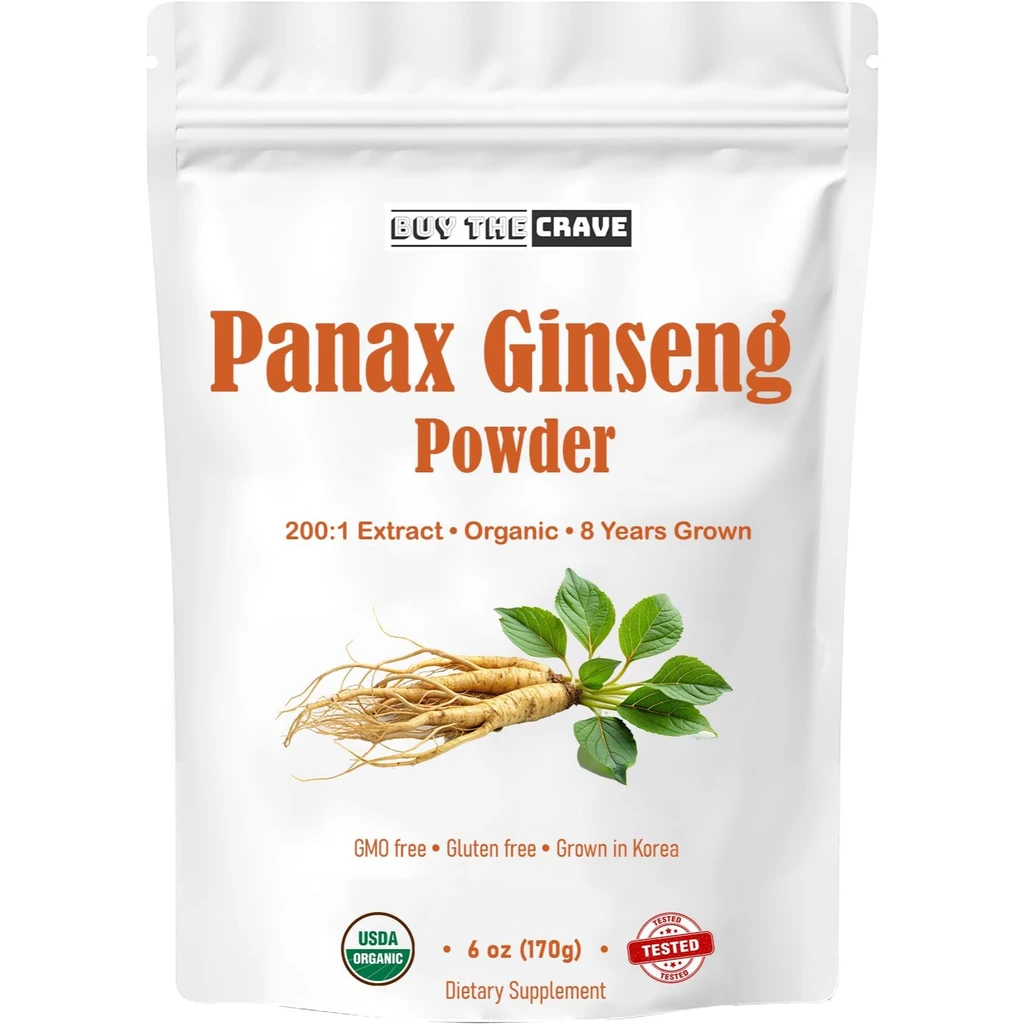 Buy The Crave Organic Korean Panax Ginseng Root Extract