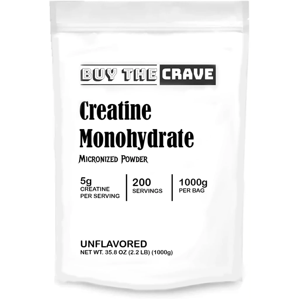 Buy The Crave Ultra-Pure Micronized Creatine Monohydrate Powder