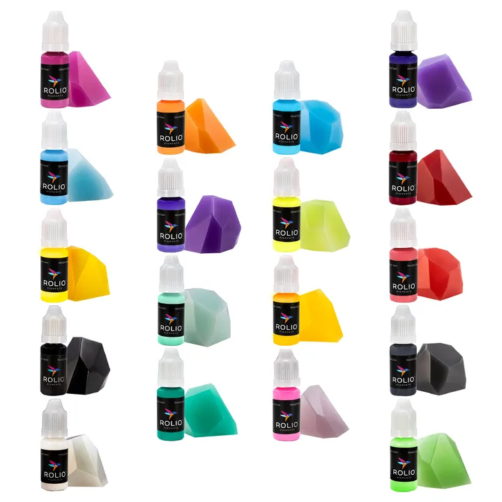 Rolio Pigments Resin Liquid Pigment - 18 Solid Colors