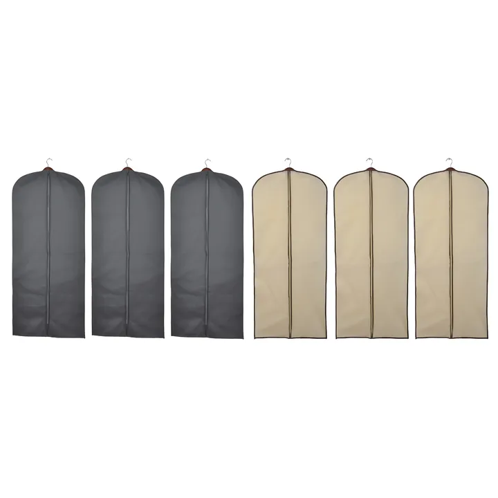 undefined Garment Bags For Clothes Storage - Suit Bags With Clear Window