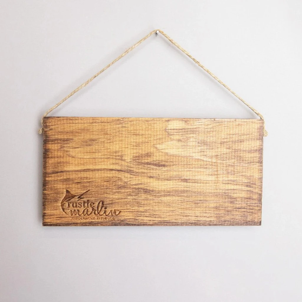 Rustic Marlin Twine Sign