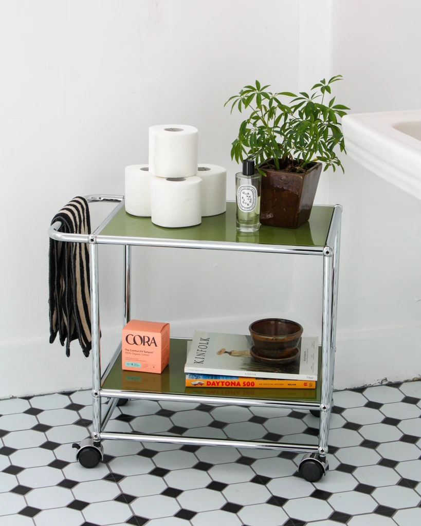 Get Ur Dupe Bar Cart - Stainless Steel
