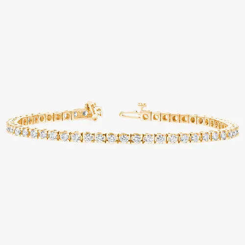 Noémie Diamond Tennis Bracelet - 18K Gold | VS Clarity