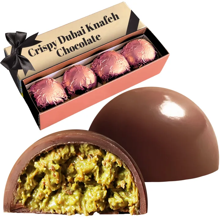 Ceres Gourmet Dubai Pistachio Kunafa Chocolate Bite-Size Balls