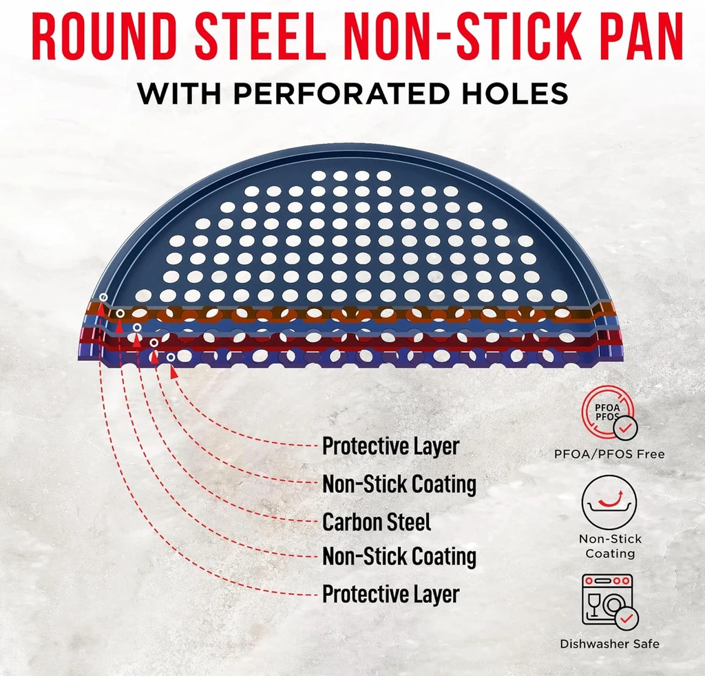 Bakken-Swiss Pizza Baking Pan