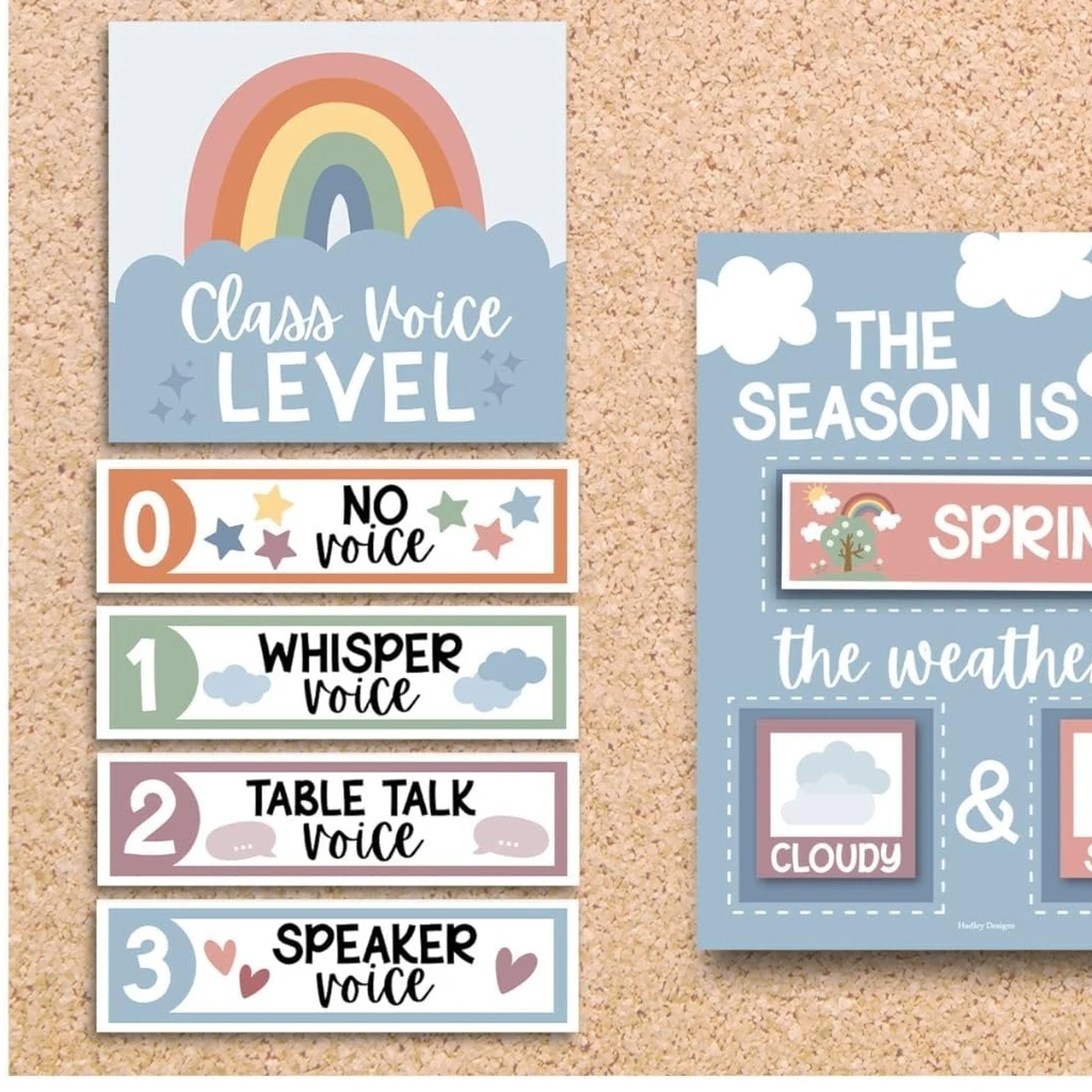 Hadley Designs Classroom Calendar | Bulletin Board | Classroom Supplies