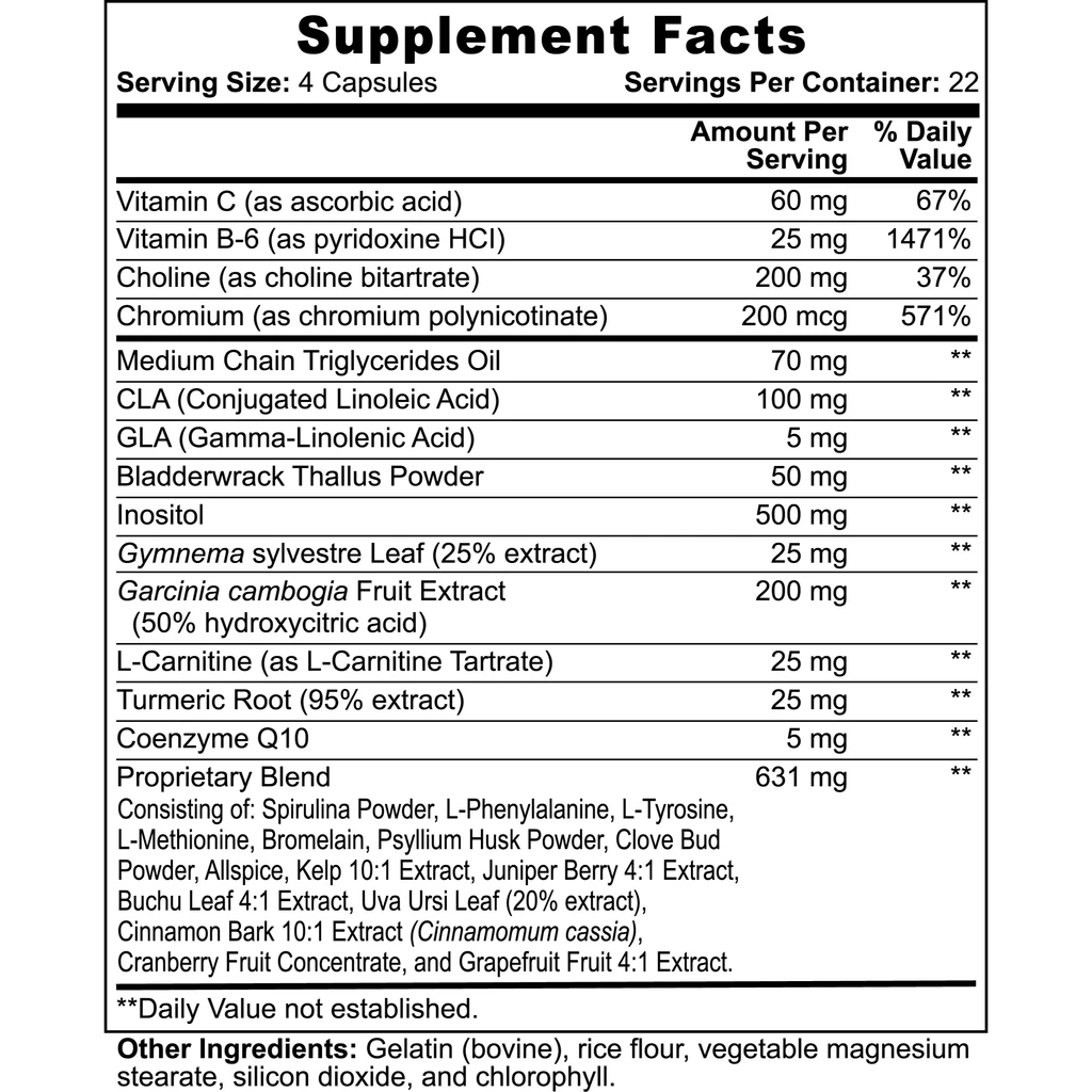 Dougall Nutrition Fat Burner with MCT