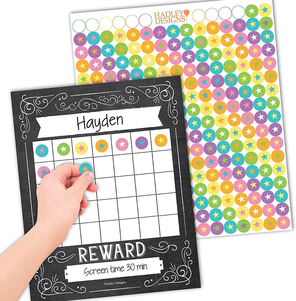 Hadley Designs Incentive Charts | Set of 25 | Home Essentials