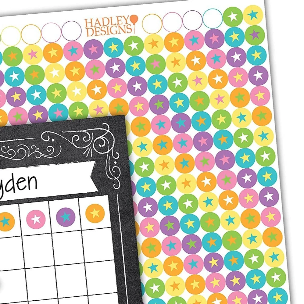 Hadley Designs Incentive Charts | Set of 25 | Home Essentials