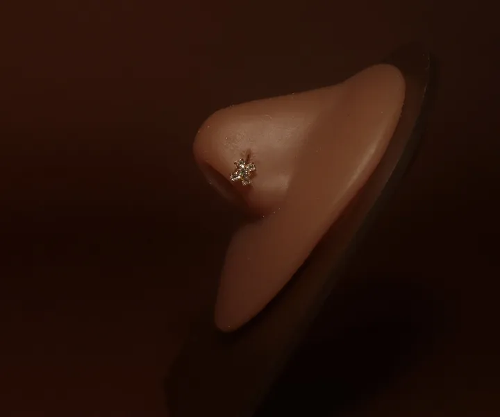 YonidaPunani  X Nose Hoop Ring Stud Piercing Jewelry