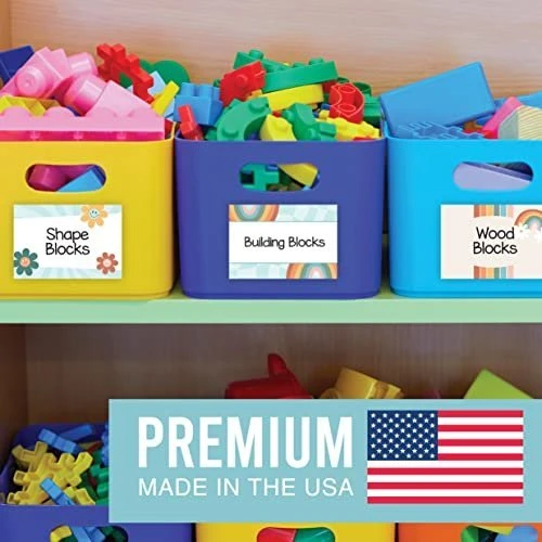 Hadley Designs Name Tag Stickers | Set of 56 | Classroom Supplies