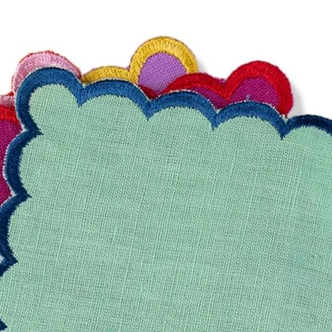 Furbish Icon Linen Cocktail Napkins S/6