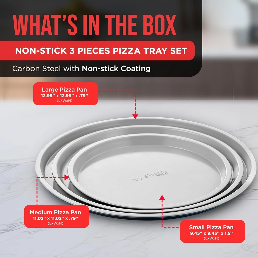 Bakken-Swiss Pizza Tray Set