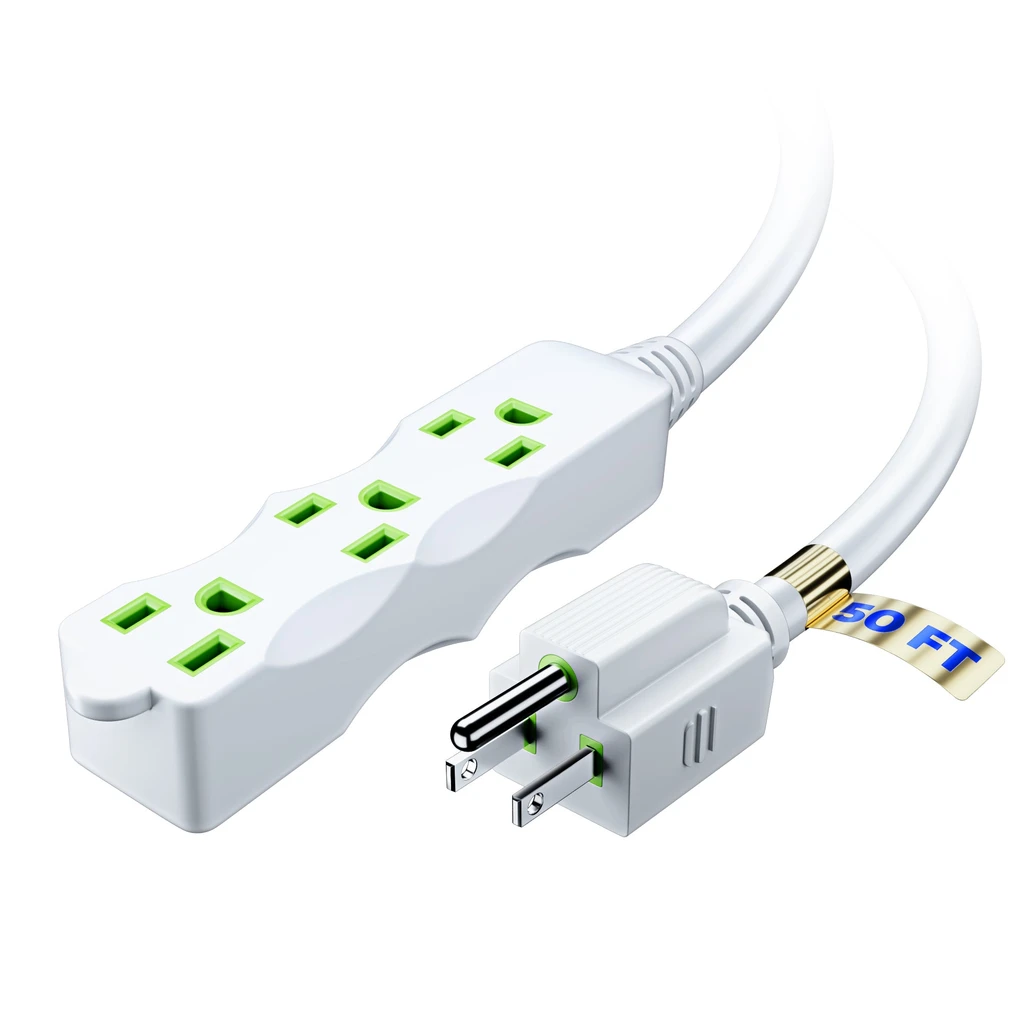 Maximm Cable Maximm Extension Cord with Multiple Outlets - 3 Outlets 125V