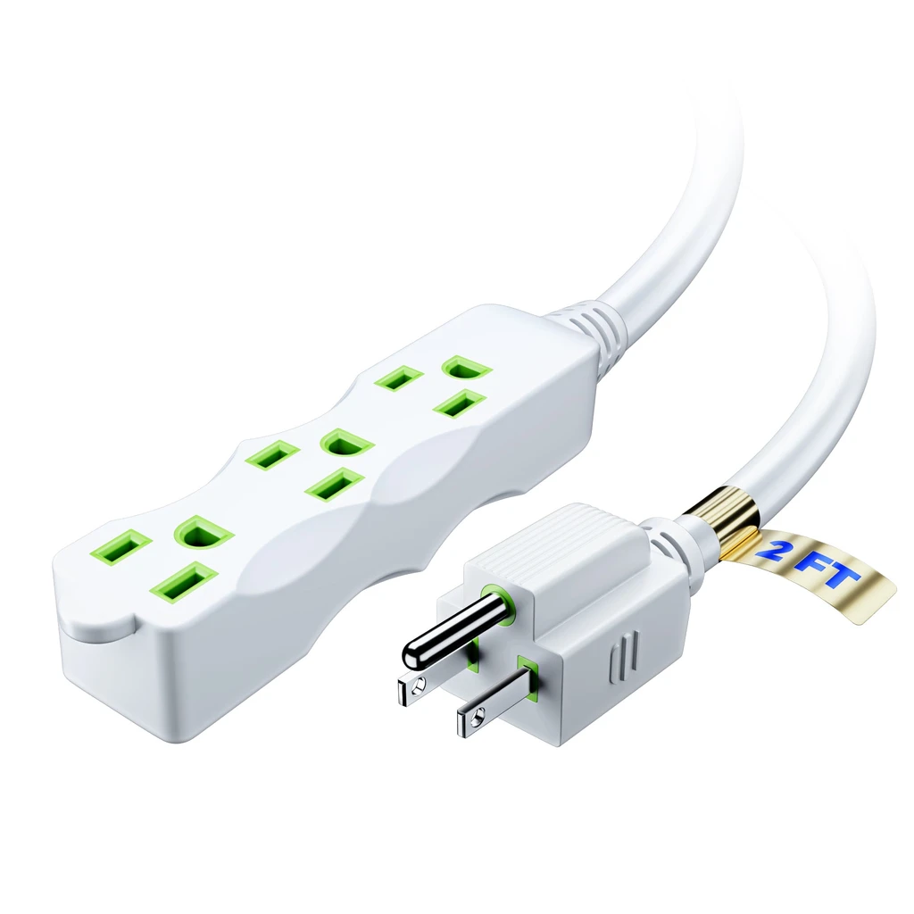 Maximm Cable Maximm Extension Cord with Multiple Outlets - 3 Outlets 125V
