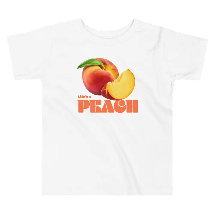 Polychrome Goods Life's a Peach  Toddler T-Shirt
