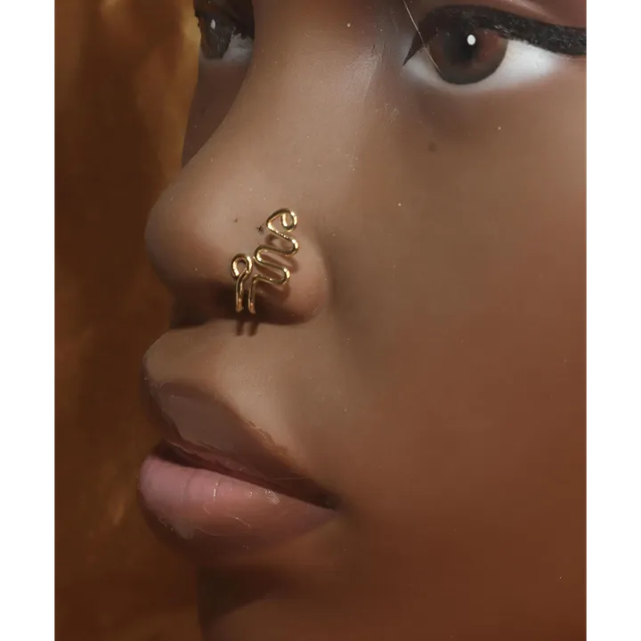 YonidaPunani Wire Two Fit Nose Faux Cuff Piercing