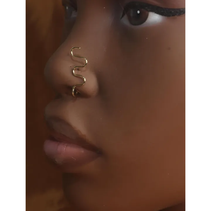 YonidaPunani Wide Handmade S Nose Cuff Fit Jewelry
