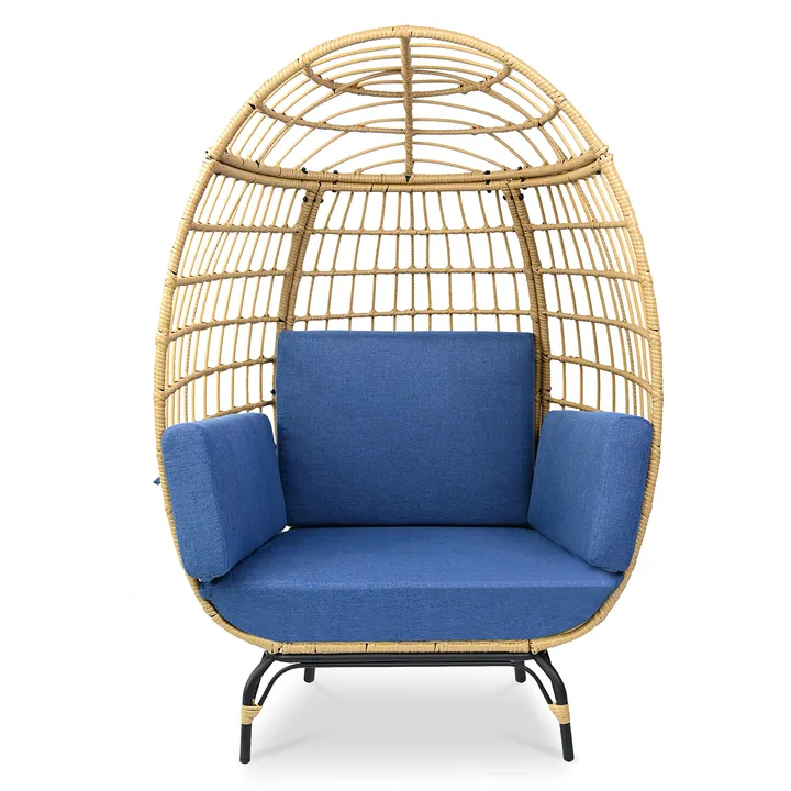SereneLife Wicker Rattan Sofa Chair