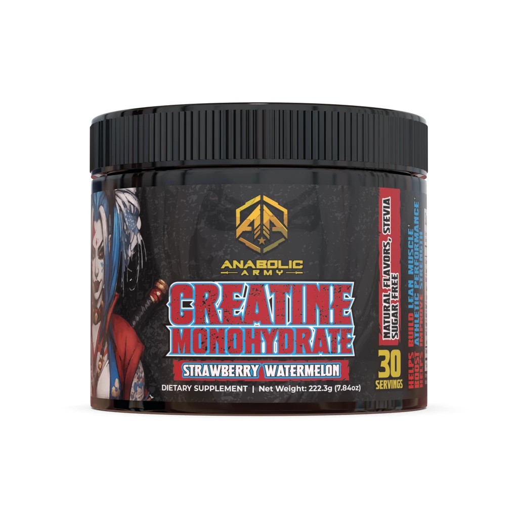 Anabolic Army  All-Natural Strawberry Watermelon Creatine Monohydrate