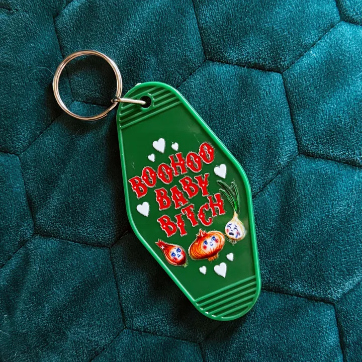 Chaos Magic Studio Boohoo Baby Bitch Keychain