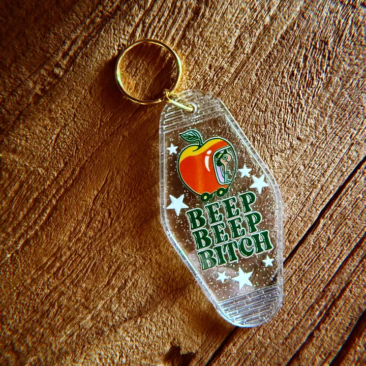 Chaos Magic Studio Beep Beep Bitch Keychain