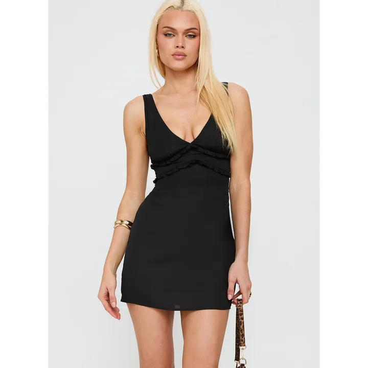 Princess Polly New Moon Frill Mini Dress