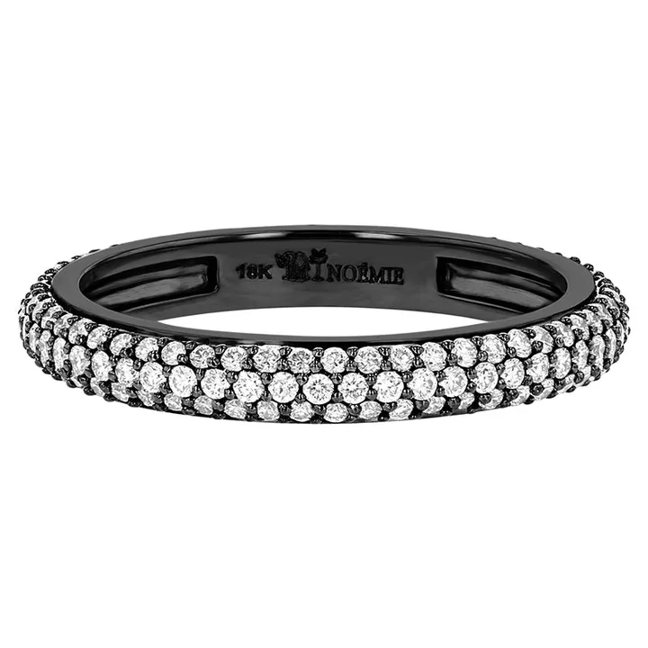 Noémie 3 Row Pavé Ring - Lab Grown Diamonds | VS Clarity