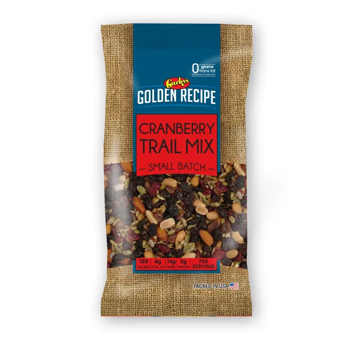 Gurley's Foods Golden Recipe Cranberry Trail Mix, Fruity & Nutty