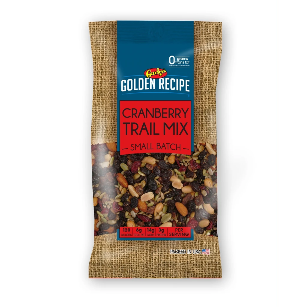 Gurley's Foods Golden Recipe Cranberry Trail Mix, Fruity & Nutty
