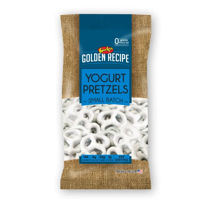 Gurley's Foods Golden Recipe Yogurt Covered Pretzels, Sweet & Salty Snack