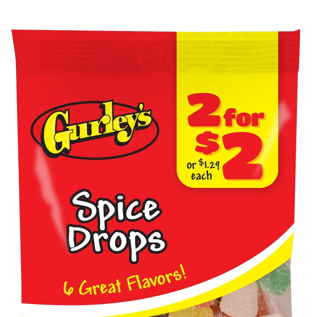 Gurley's Foods Spice Drops - Sweet & Spicy Gummy Candy