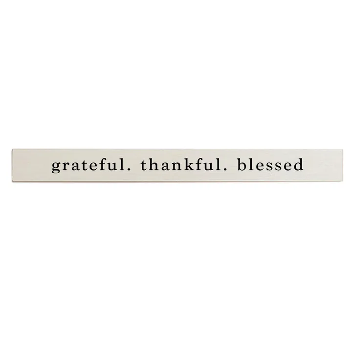 Rustic Marlin Grateful. Thankful. Blessed Barn Wood Sign