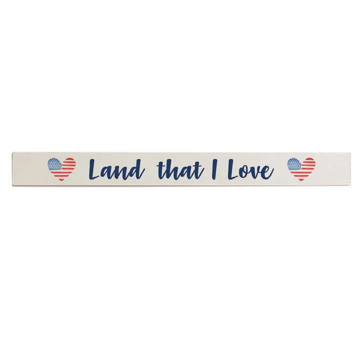 Rustic Marlin Land That I Love Barn Wood Sign