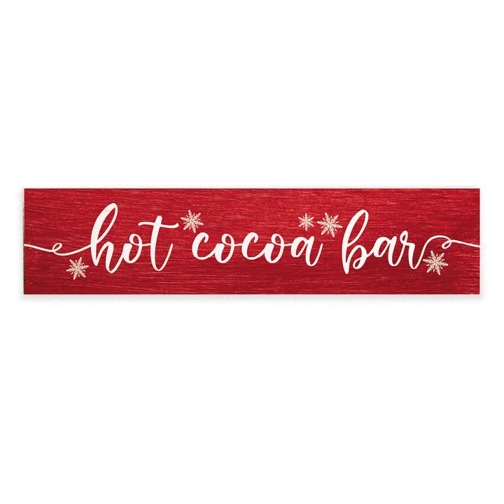 Rustic Marlin Hot Cocoa Bar Barn Wood Sign