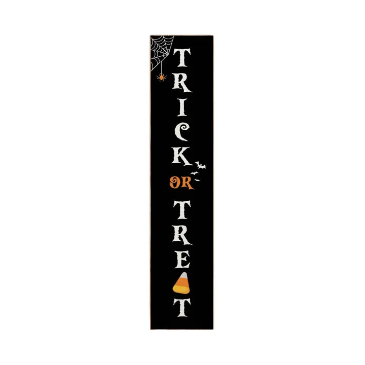 Rustic Marlin Trick or Treat Barn Wood Sign