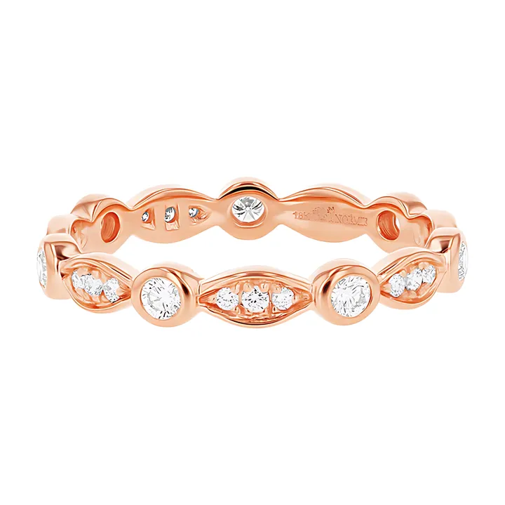Noémie Eternity Vintage Inspired Diamond Band - VS Clarity