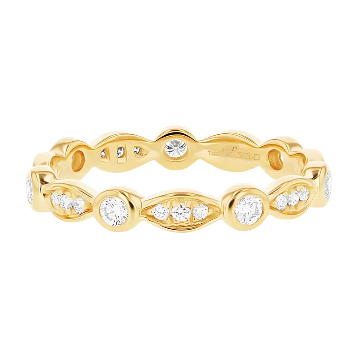 Noémie Eternity Vintage Inspired Diamond Band - VS Clarity