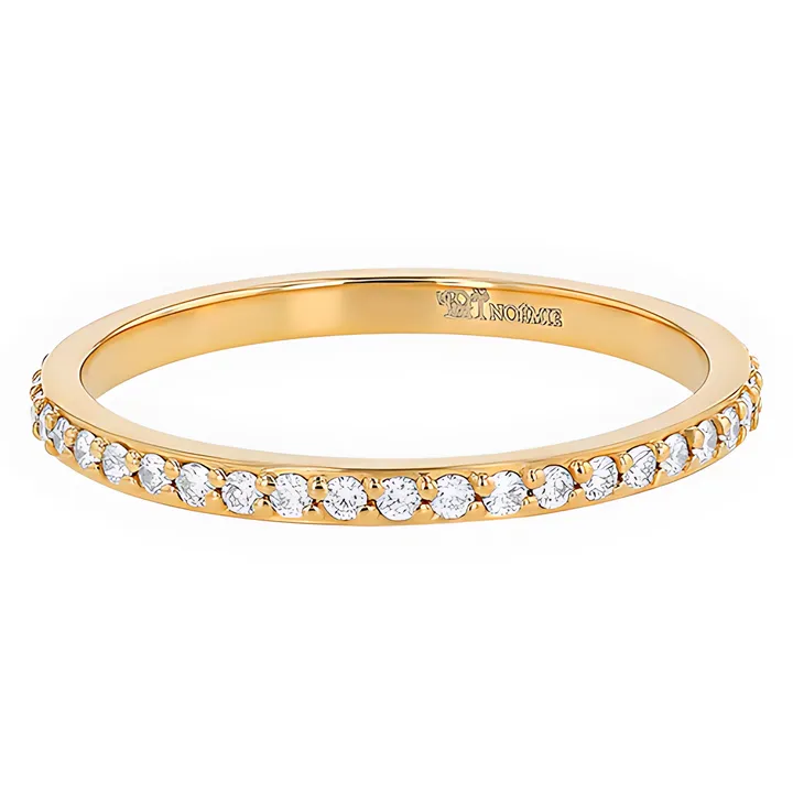 Noémie Diamond Eternity Band Ring - Lab Grown Diamonds | VS Clarity