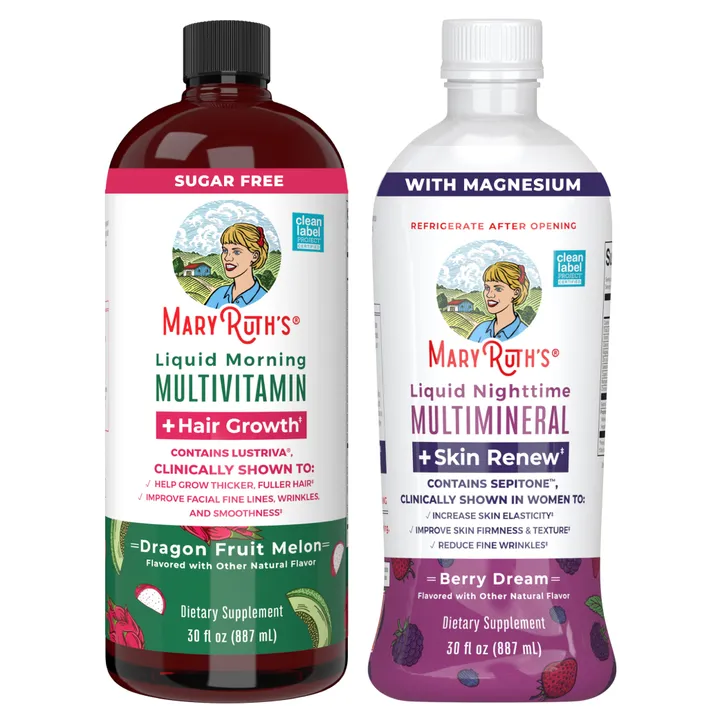 MaryRuth's AM & PM Routine + Hair Growth & Skin Support