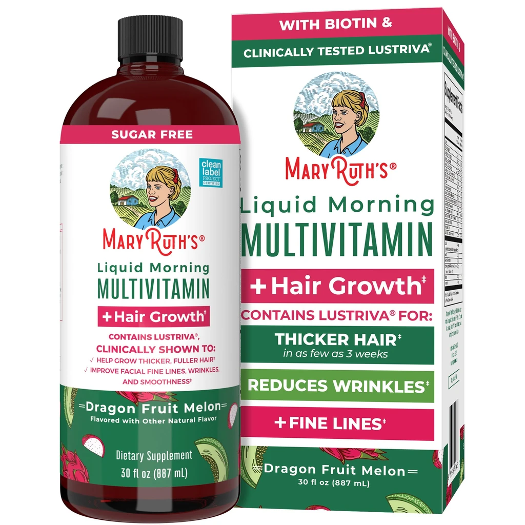 MaryRuth's AM & PM Routine + Hair Growth & Skin Support
