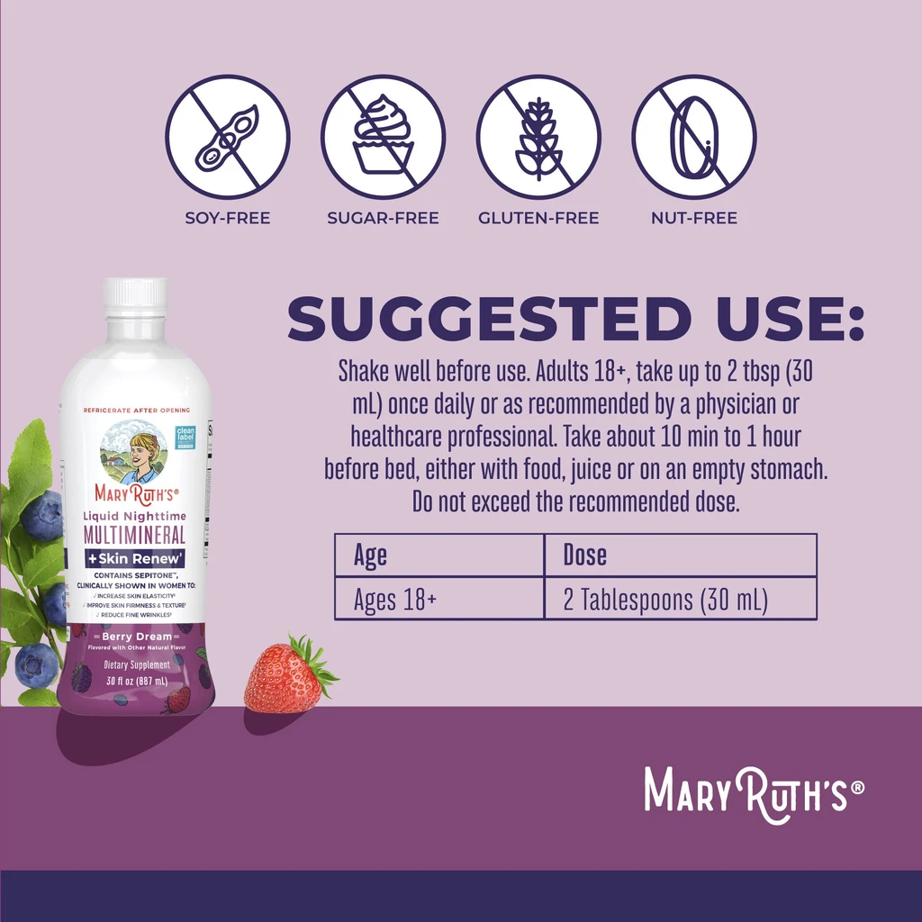 MaryRuth's AM & PM Routine + Hair Growth & Skin Support
