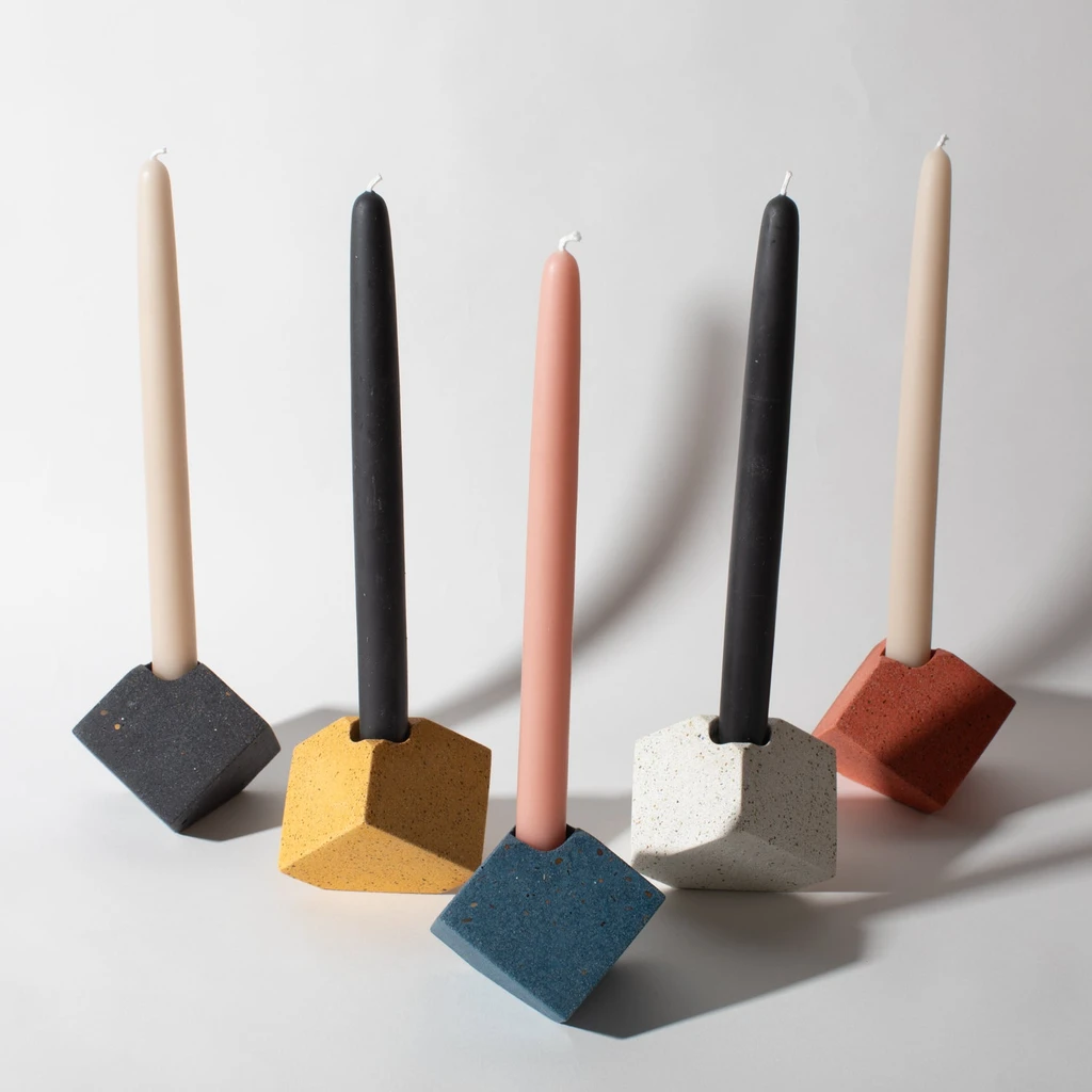 Pretti.Cool Cube Candlestick Holder