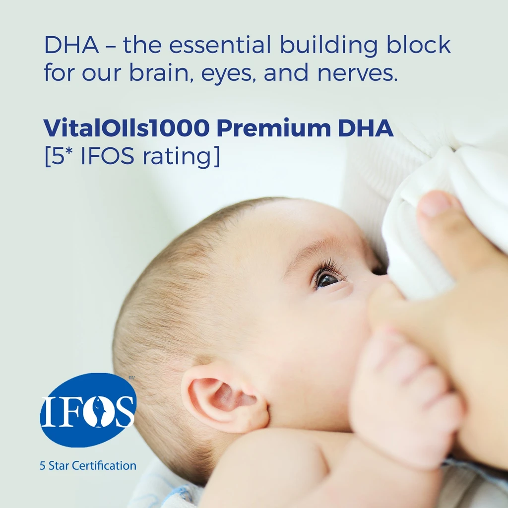 VitalRemedyMD Prenatal DHA Test for Healthy Pregnancy & Infant Development