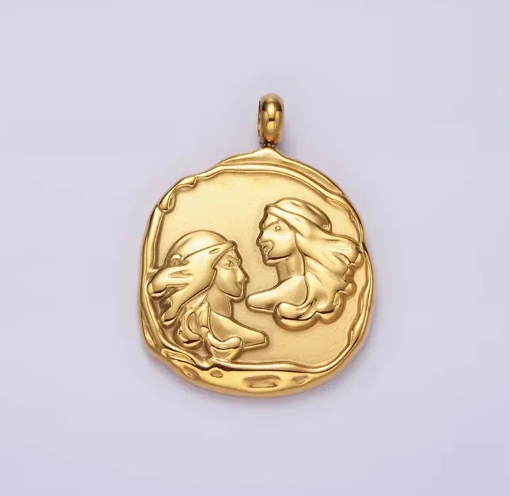 ROCKNOT Zodiac Carabiner Necklace - Gemini